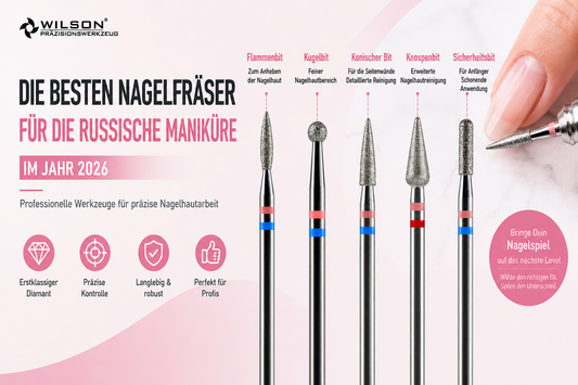 Beste Nagelfräserbits für die Russische Maniküre 2026