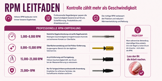 RPM-Leitfaden für professionelle Nageldesigner