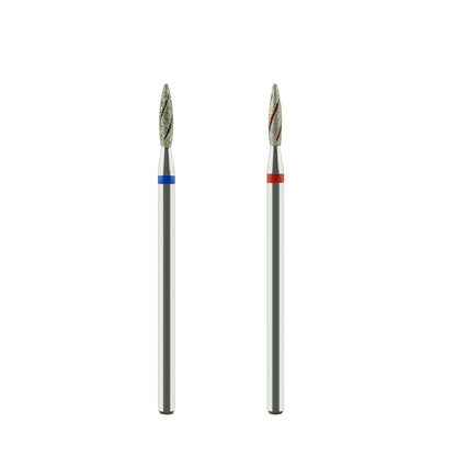 1,8 mm Flammenförmige Diamant Bit mit Kühlrippe