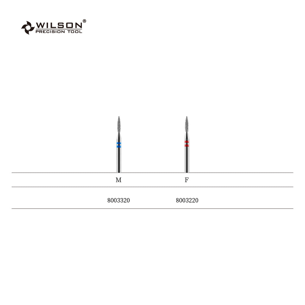 1,8 mm Flammenförmige Diamant Pro Bit