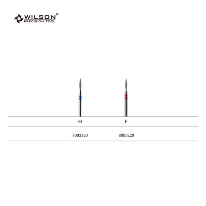 1,8 mm Flammenförmige Diamant Pro Bit