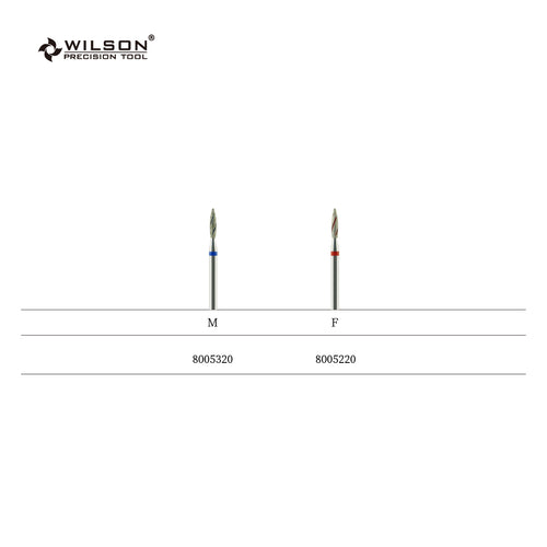 1,8 mm Flammenförmige Diamant Bit mit Kühlrippe