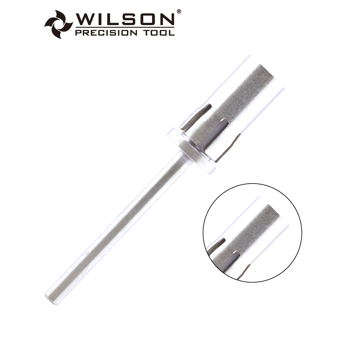 6,6 mm Mandrel Kappenträger – Kristall/Edelstahl