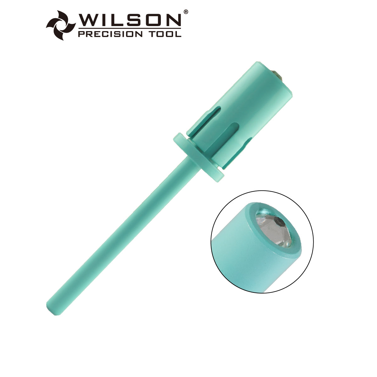 6,6 mm Mandrel Kappenträger – Kristall/Edelstahl