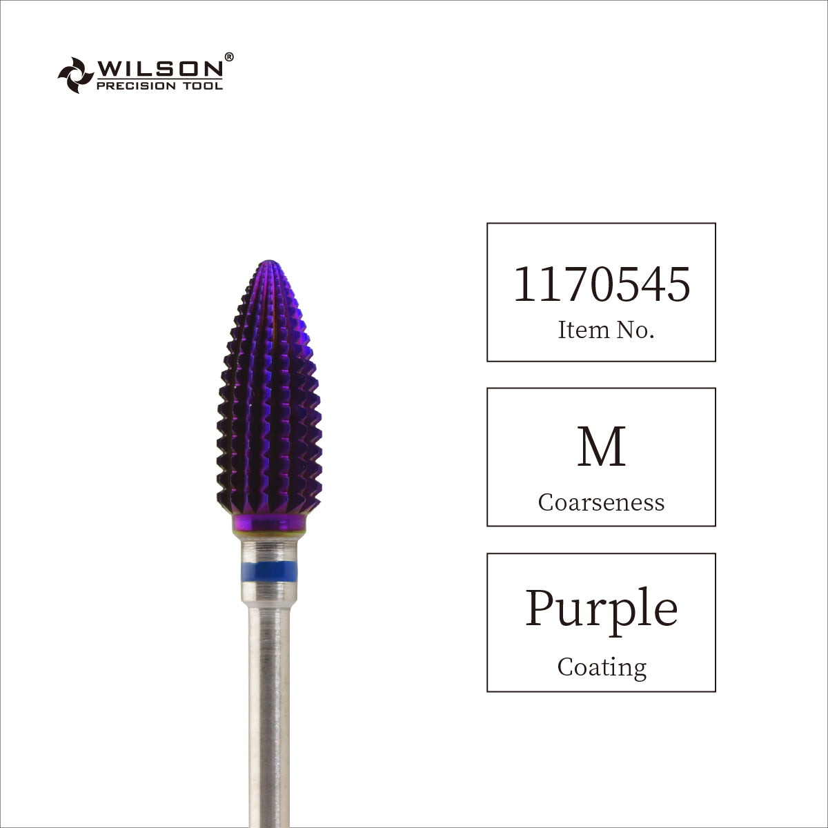 φ6.0 Stufen-Ellipse-Tornado (Fräser mit geraden, spiralförmigen Kreuzschneiden) – Violett