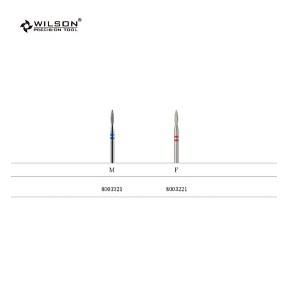 2,1 mm Flammenförmige Diamant Pro Bit