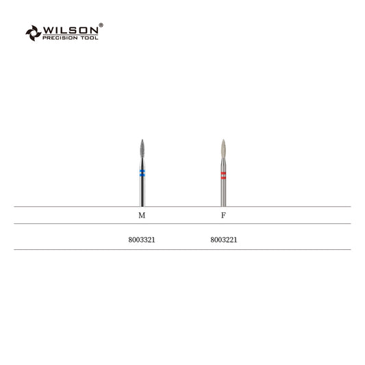 2,1 mm Flammenförmige Diamant Pro Bit