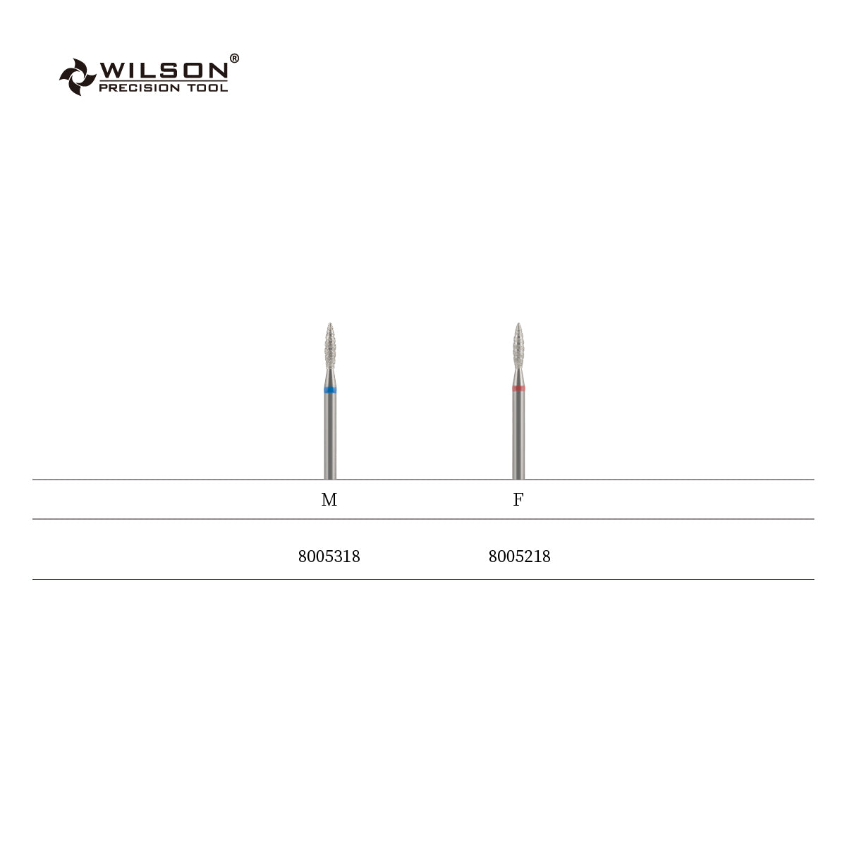 2,1 mm Flammenförmige Diamant Bit mit Kühlrippe