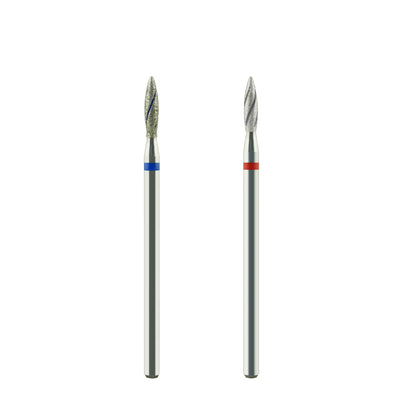 2,1 mm Flammenförmige Diamant Bit mit Kühlrippe