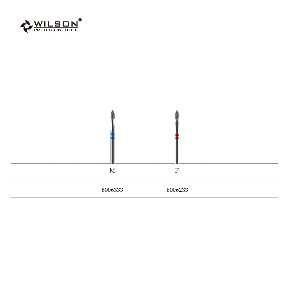 2,3 mm Kleine flammenförmige Diamant Pro Bit