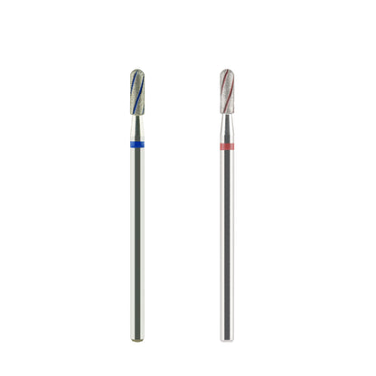 2,3 mm Abgerundete zylinderförmige Diamant Bit mit Kühlrippe