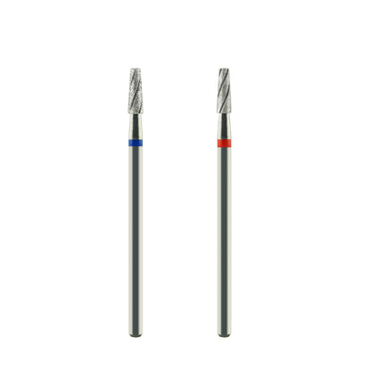 Mũi khoan kim cương hình côn 2,5 mm có gân tản nhiệt
