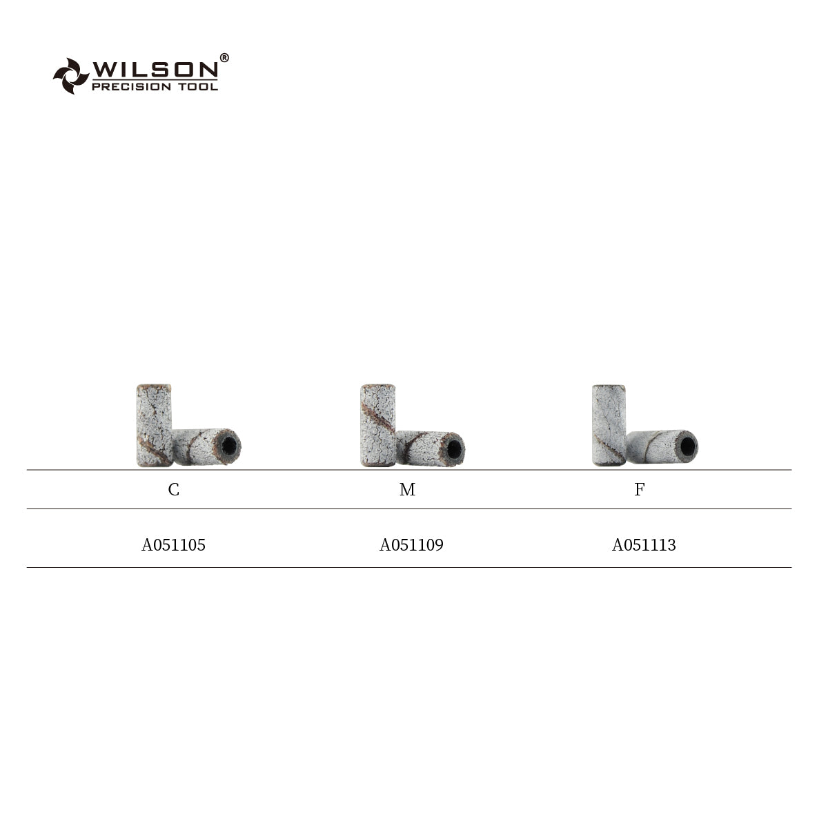 3.1mm  Schleifhülsen/100 STK. – C/M/F (120er Körnung)