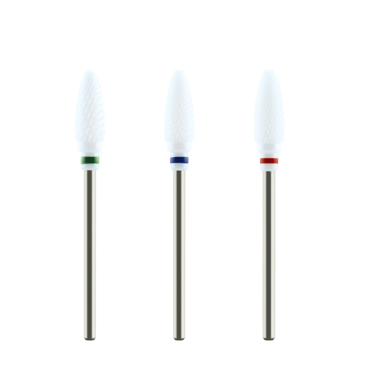 6,0 mm Flammen bit – Kreuzschliff (Weiß Keramik)