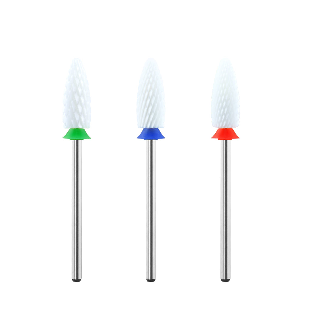 6,0 mm Flammen bit – Kreuzschliff (Weiß Keramik)