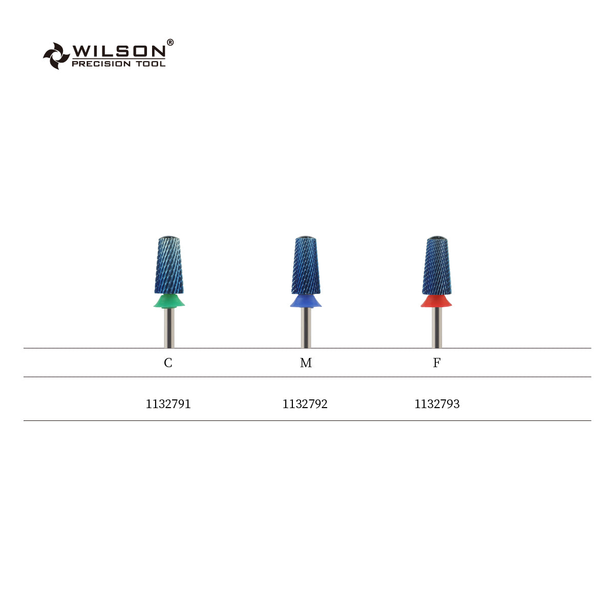 Große glatte konische Bit – Kreuzschliff