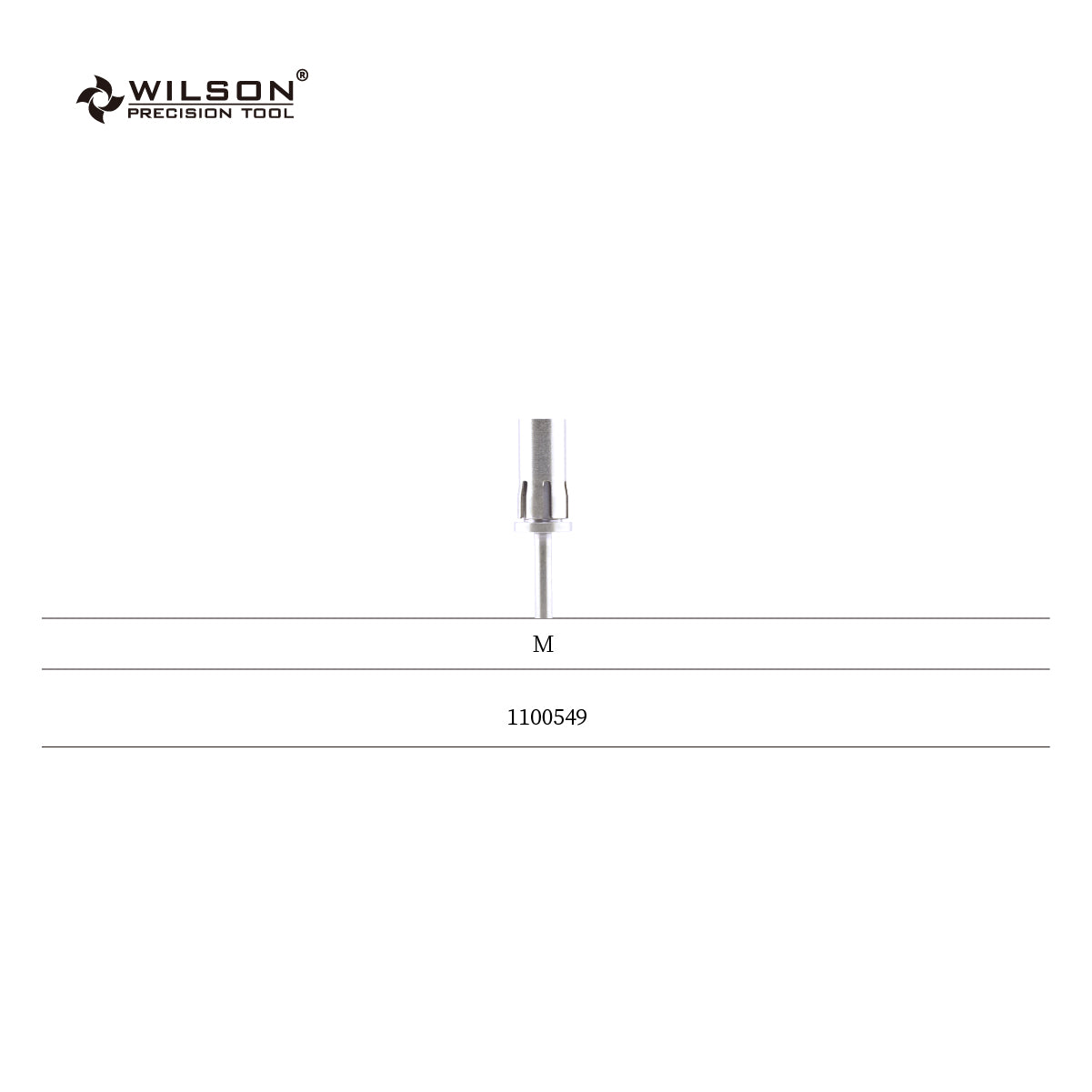 6,6 mm Mandrel Kappenträger – Kristall/Edelstahl