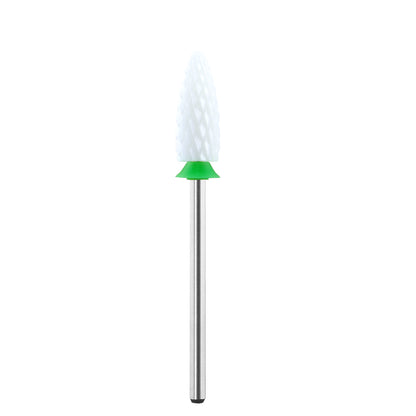 6,0 mm Flammen bit – Kreuzschliff (Weiß Keramik)