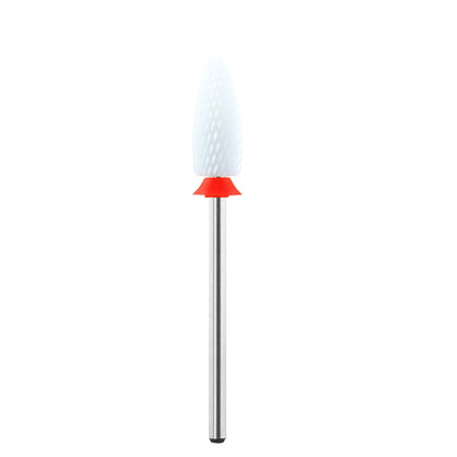 6,0 mm Flammen bit – Kreuzschliff (Weiß Keramik)