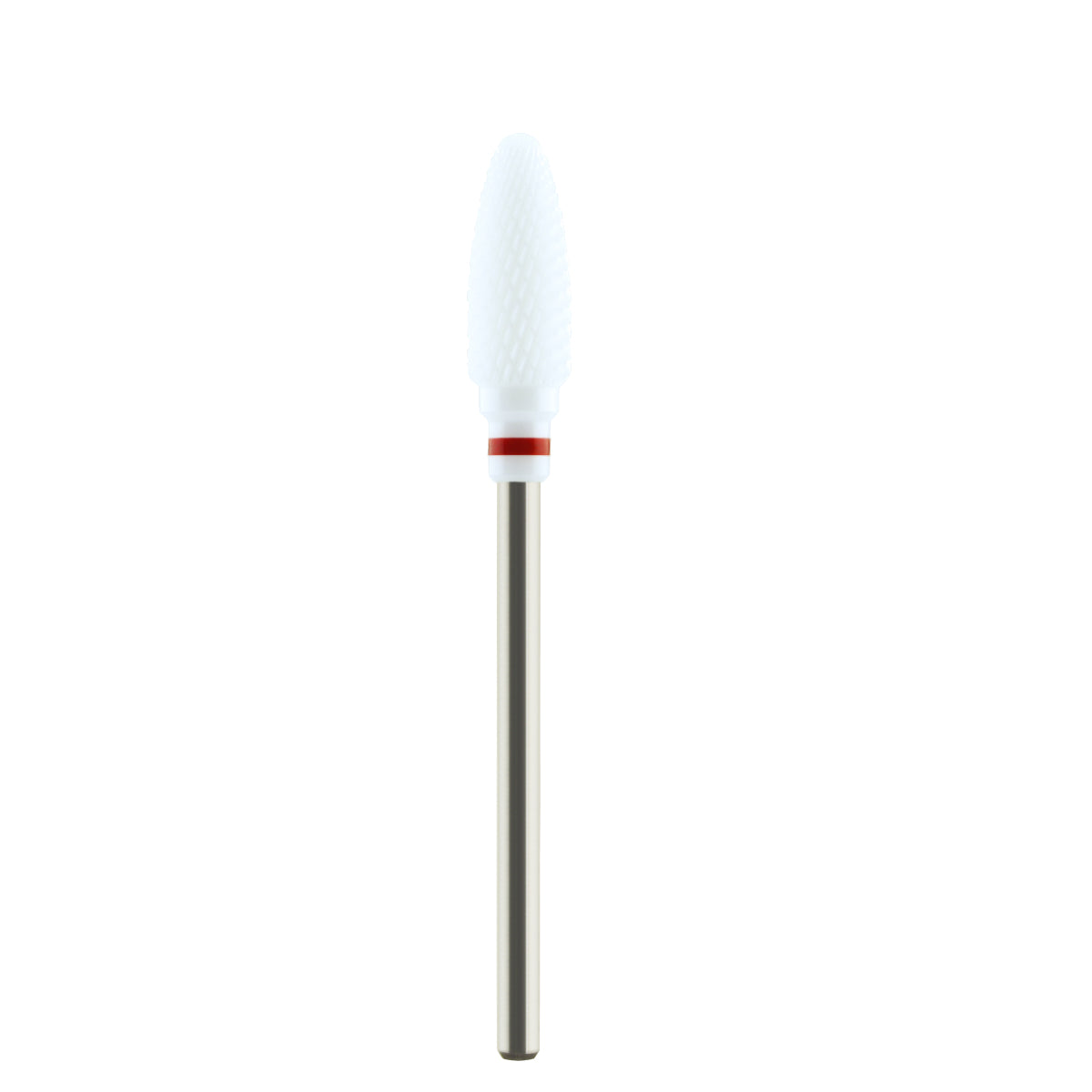 6,0 mm Flammen bit – Kreuzschliff (Weiß Keramik)