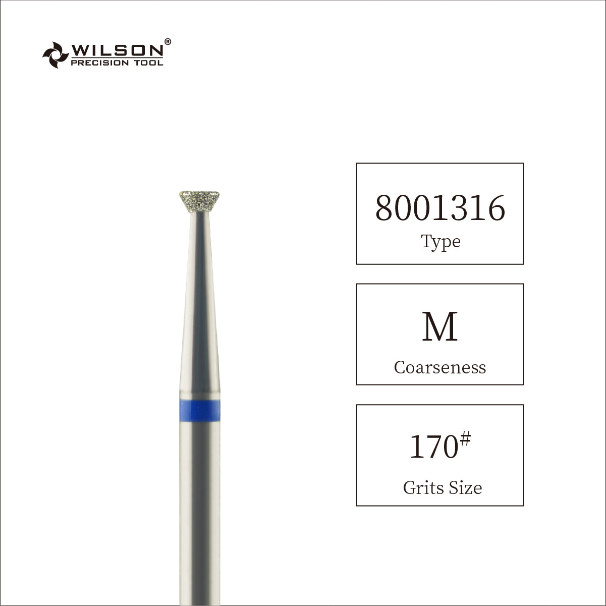 2,3 mm Invertiertförmige Diamant Bit