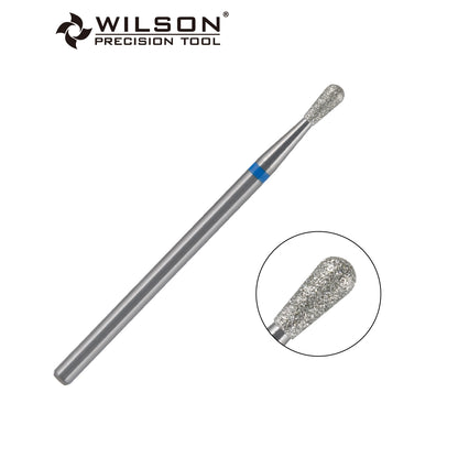 1,2mm/2,3mm Bit in diamante a forma di pera