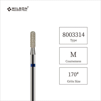 2,3 mm Abgerundete zylinderförmige Diamant Pro Bit