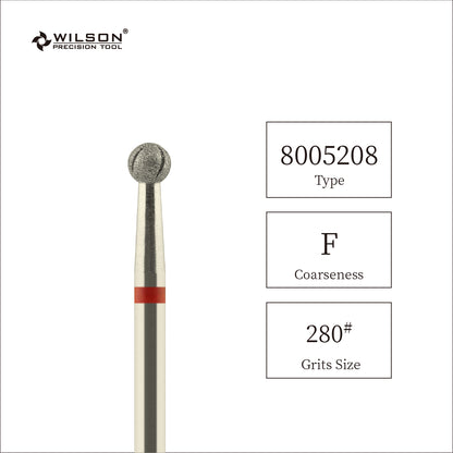 3,1 mm Kugelförmige Diamant Bit mit Kühlrippe