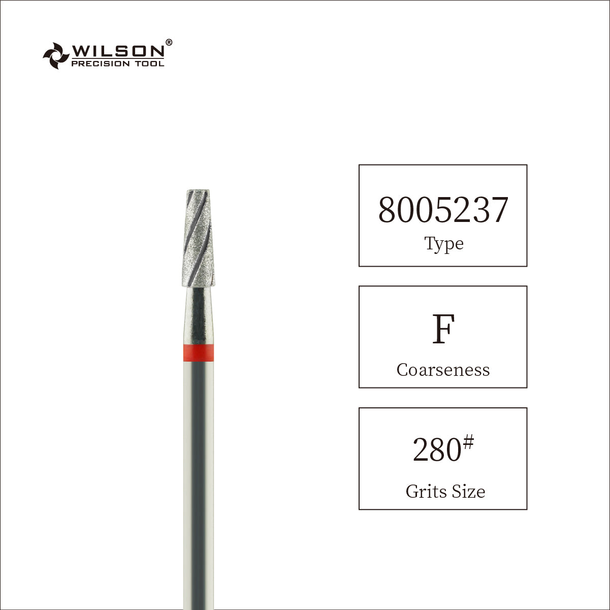 2,5 mm Konischförmige Diamant Bit mit Kühlrippe