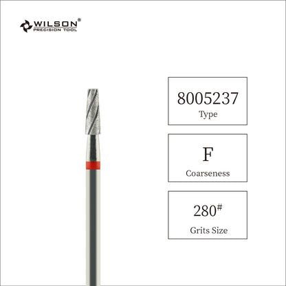 Mũi khoan kim cương hình côn 2,5 mm có gân tản nhiệt