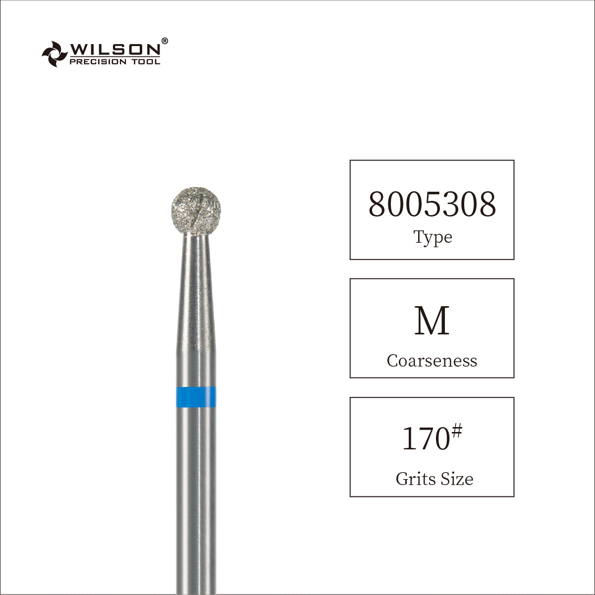 3,1 mm Kugelförmige Diamant Bit mit Kühlrippe