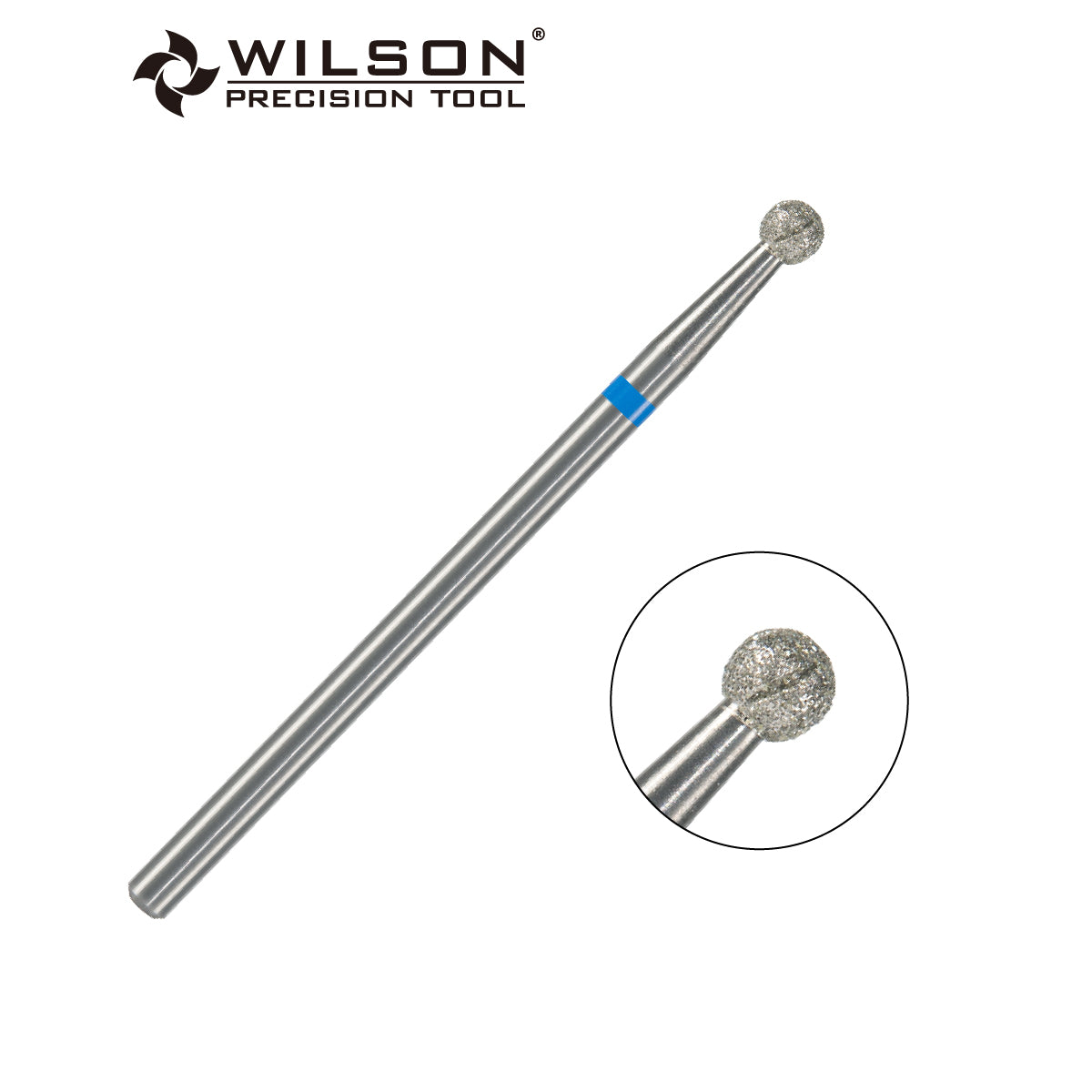 3,1 mm Kugelförmige Diamant Bit mit Kühlrippe