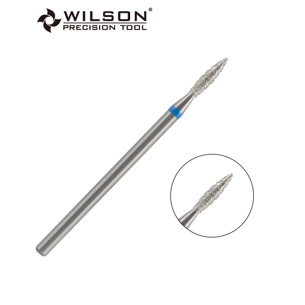 2,1 mm Flammenförmige Diamant Bit mit Kühlrippe