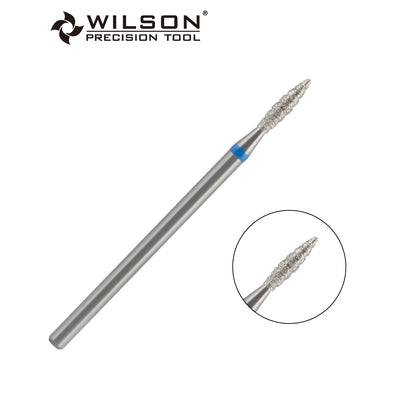 2,1 mm Flammenförmige Diamant Bit mit Kühlrippe