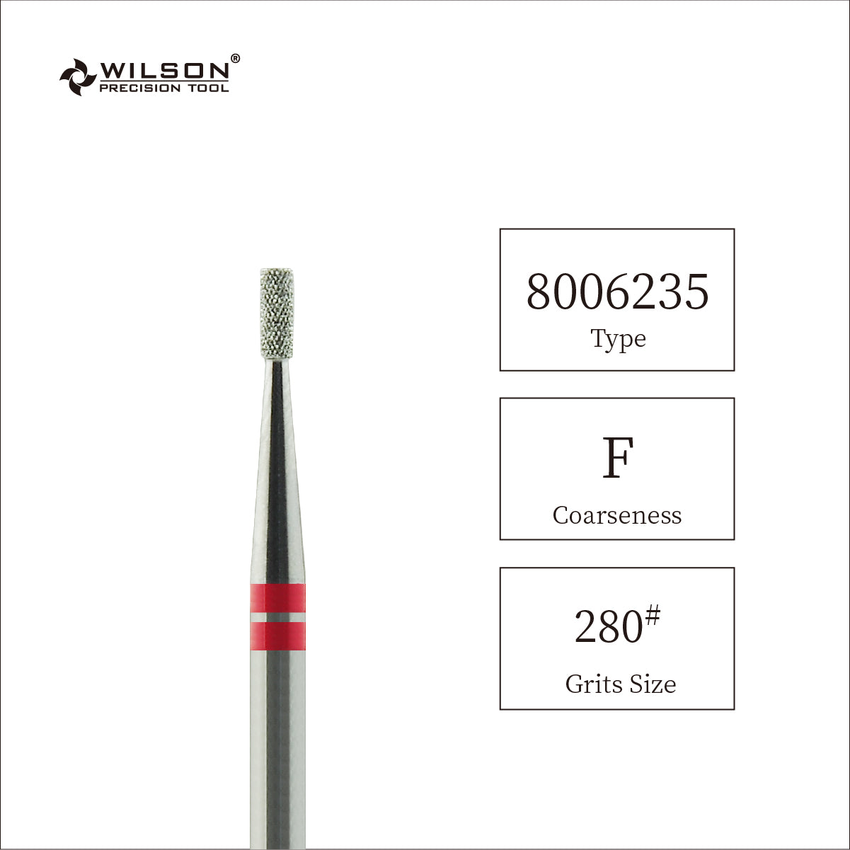 1,4 mm Kleine zylinderförmige Diamant Pro Bit