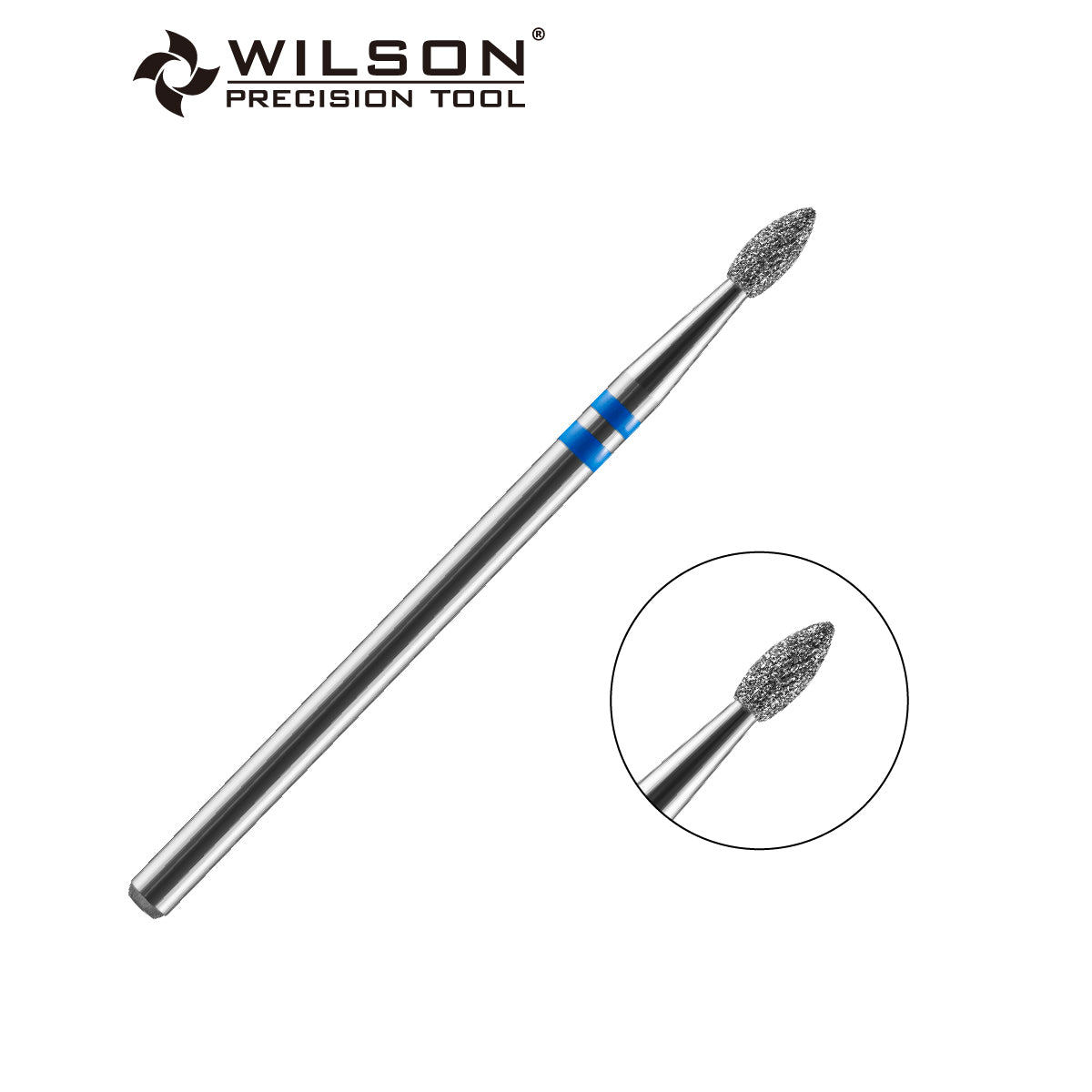 2,3 mm Kleine flammenförmige Diamant Pro Bit