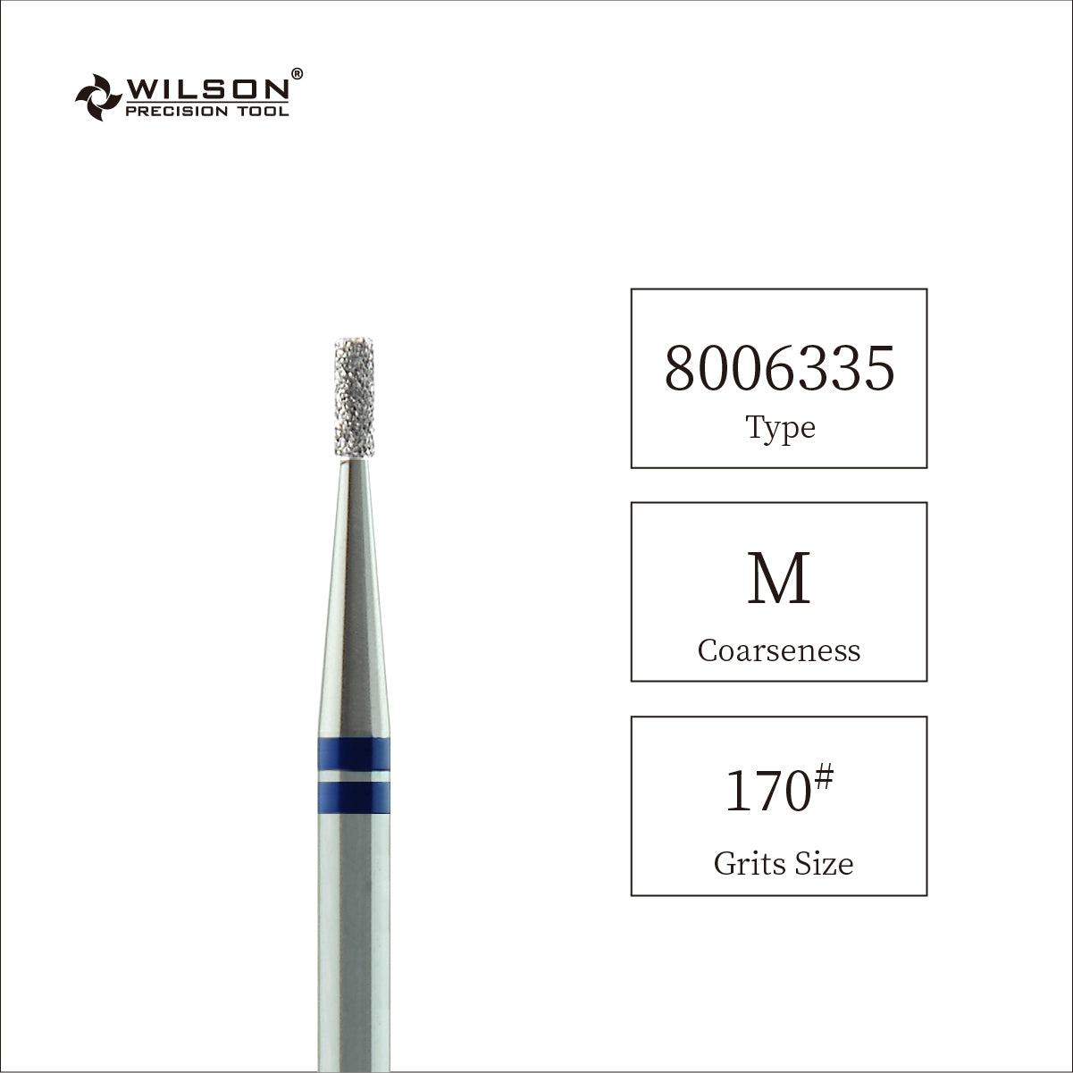 1,4 mm Kleine zylinderförmige Diamant Pro Bit