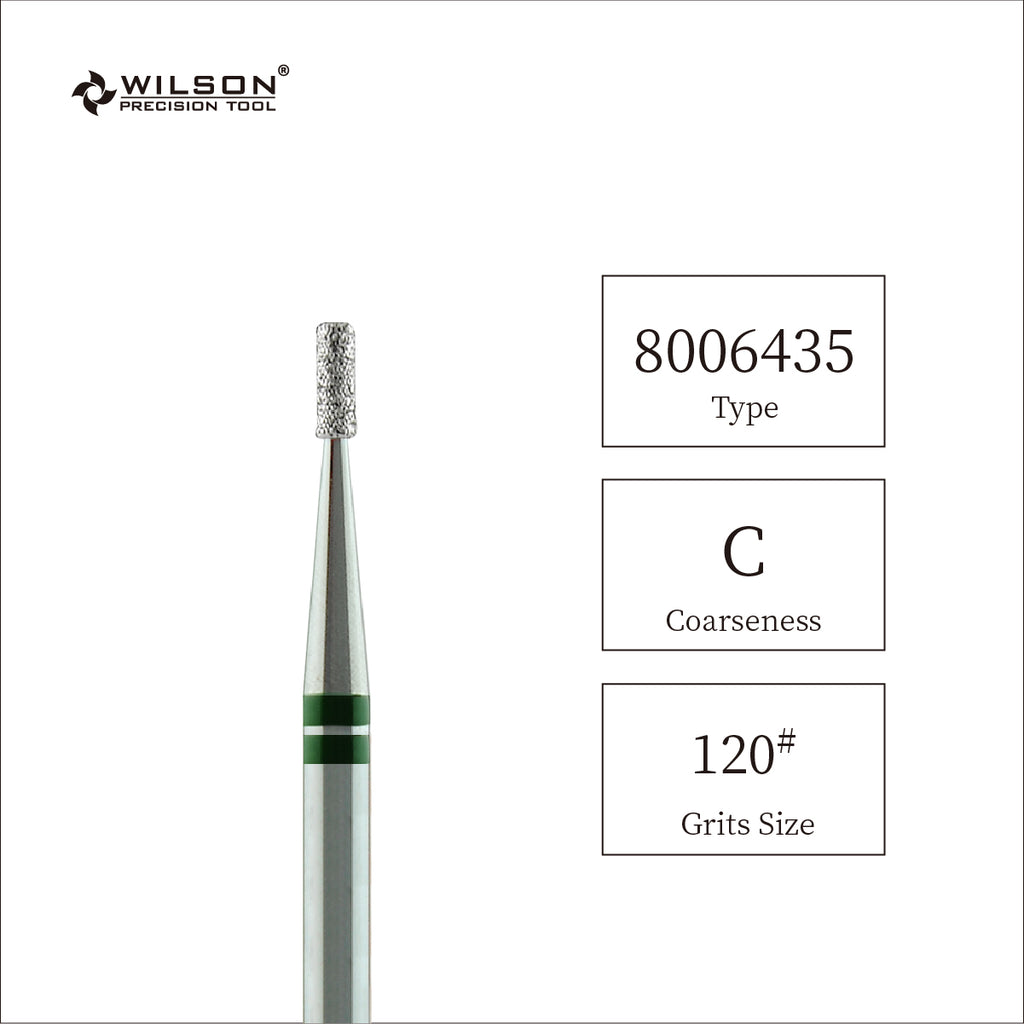 1,4 mm Kleine zylinderförmige Diamant Pro Bit