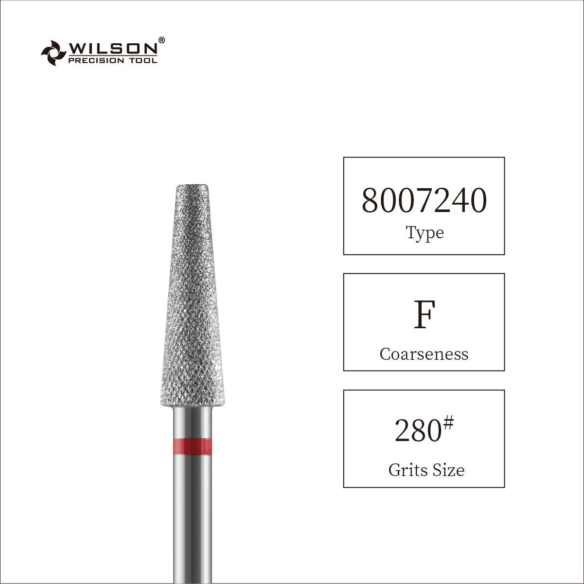 4,0 mm Lange konischförmige Diamant Pro Bit