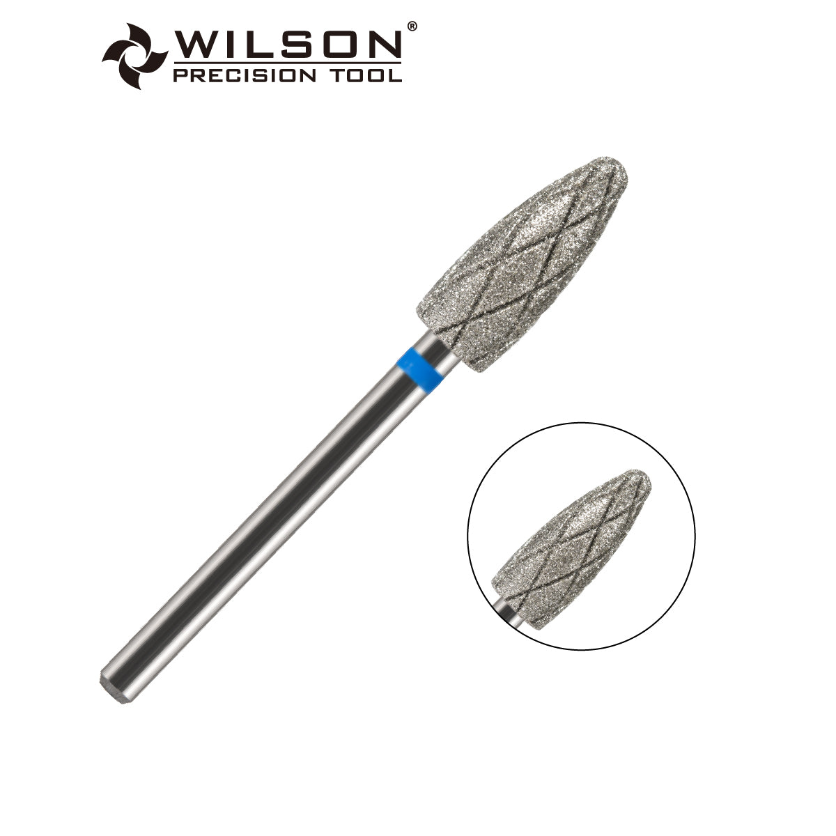 6,0 mm Lange kugelförmige Diamant Bit mit Kühlrippe