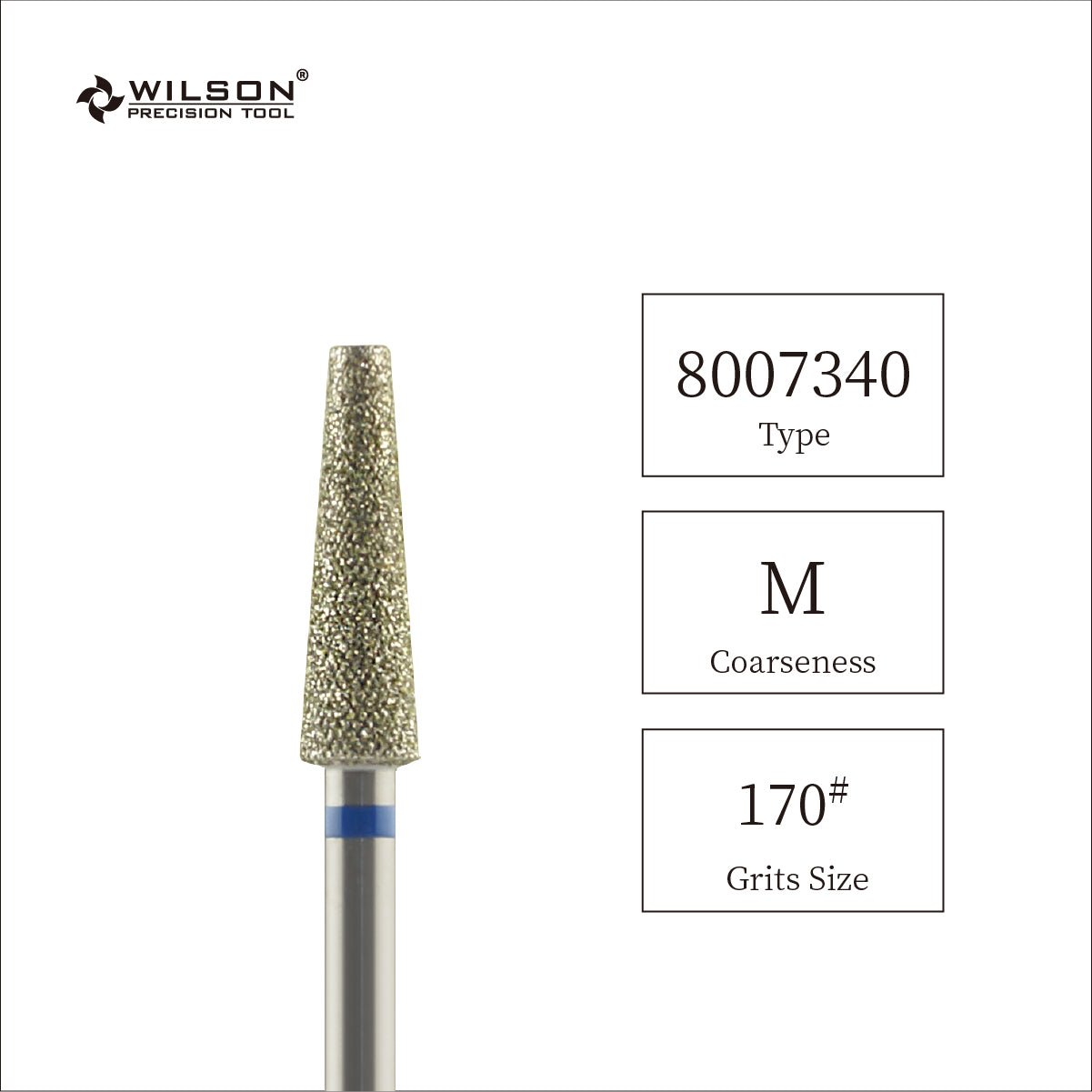 4,0 mm Lange konischförmige Diamant Pro Bit