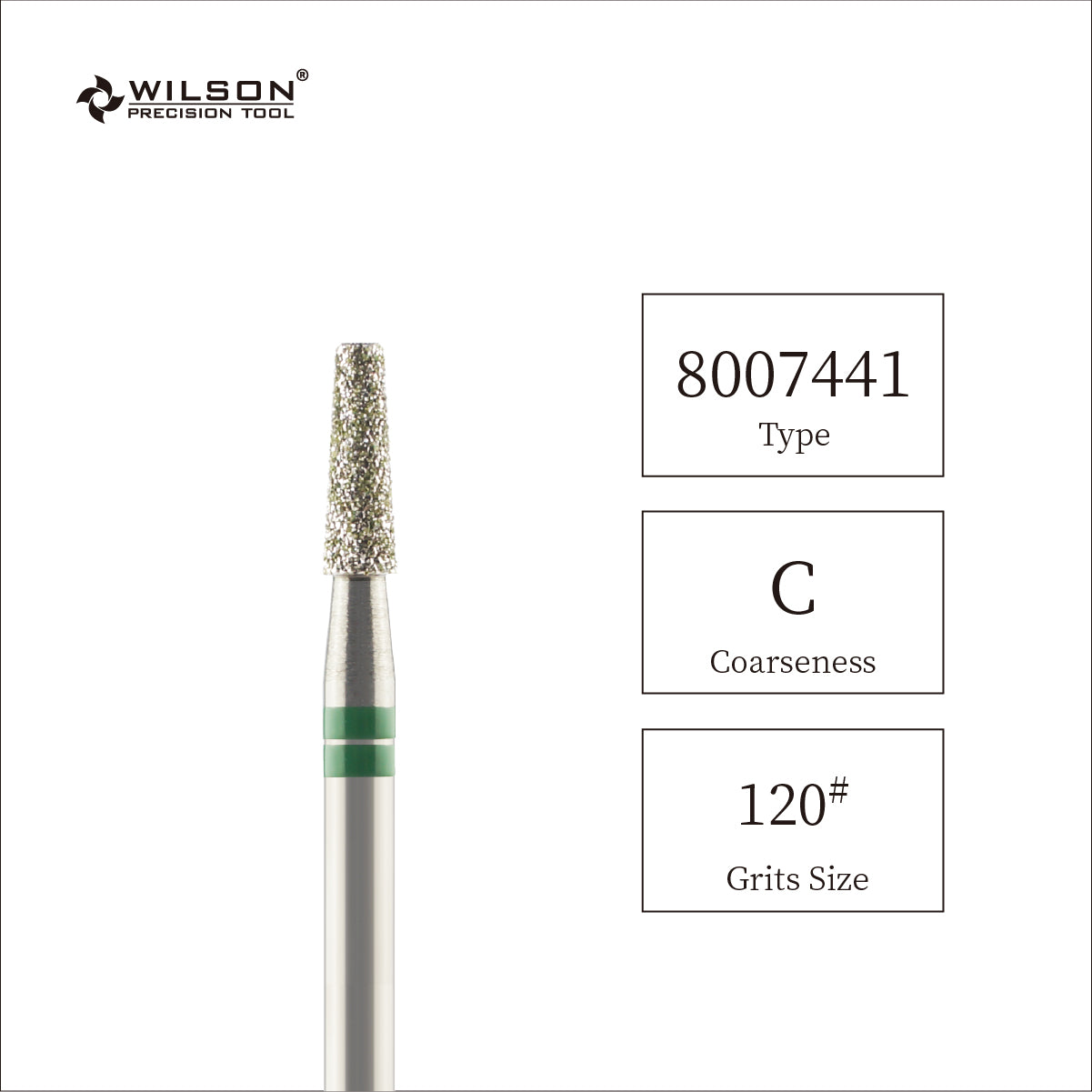 2,5 mm Konischförmige Diamant Pro Bit