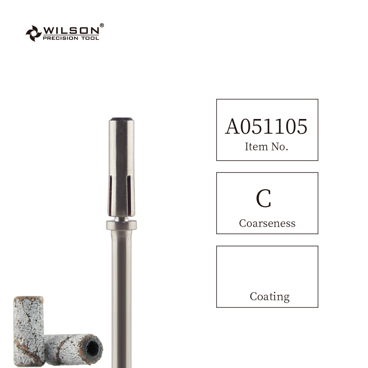 3.1mm  Schleifhülsen/100 STK. – C/M/F (120er Körnung)