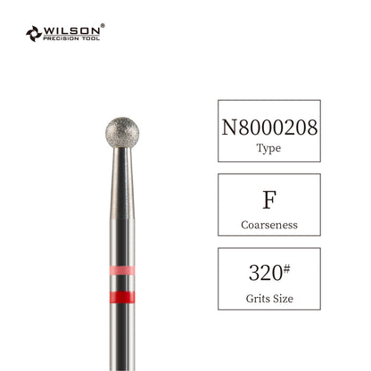 3,1 mm Kugelförmige Naturdiamant Bit