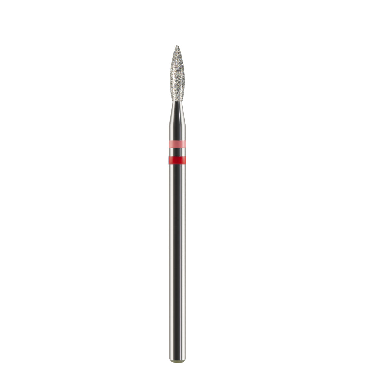 Mèche diamant naturelle en forme de flamme de 2,1 mm