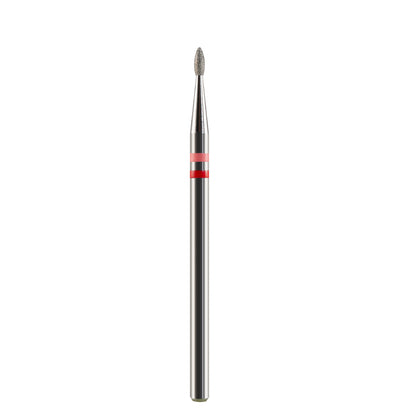 Bit a forma di fiamma in diamante naturale da 1,3 mm
