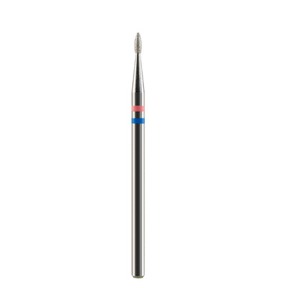 Bit a forma di fiamma in diamante naturale da 1,3 mm